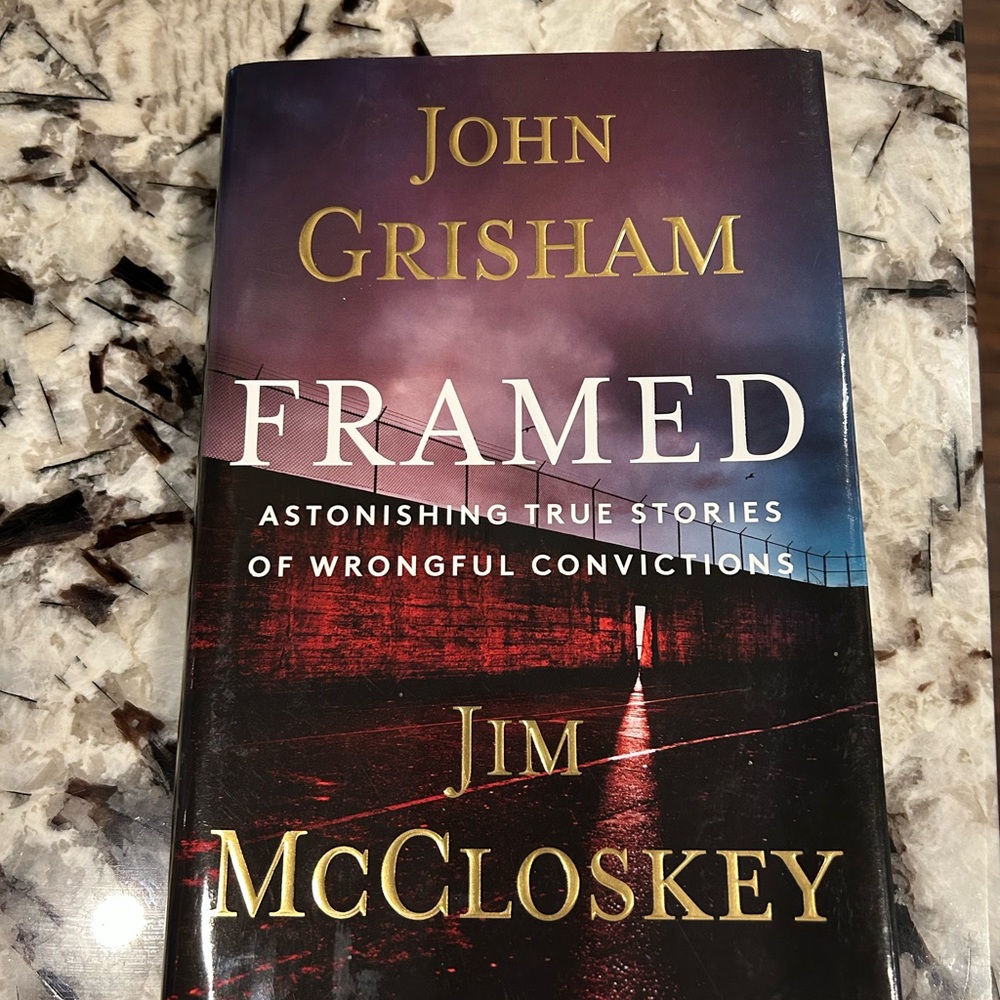 Framed by John Grisham and Jim McCloskey